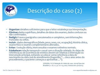 Relato de caso clínico