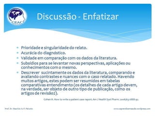 Relato de caso clínico