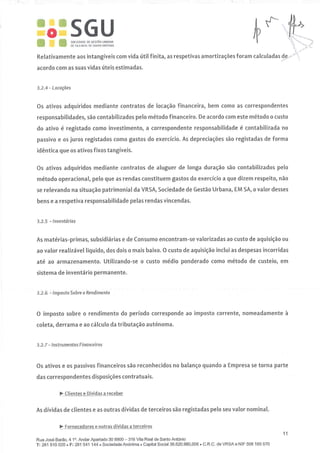 Relatoio contas sgu 2