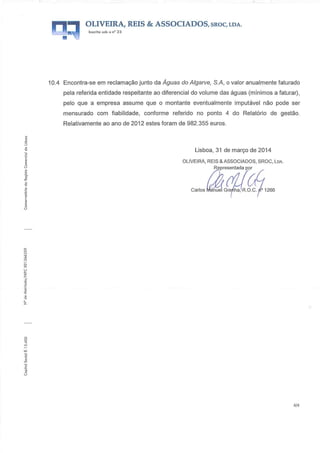 Relatoio contas sgu 2