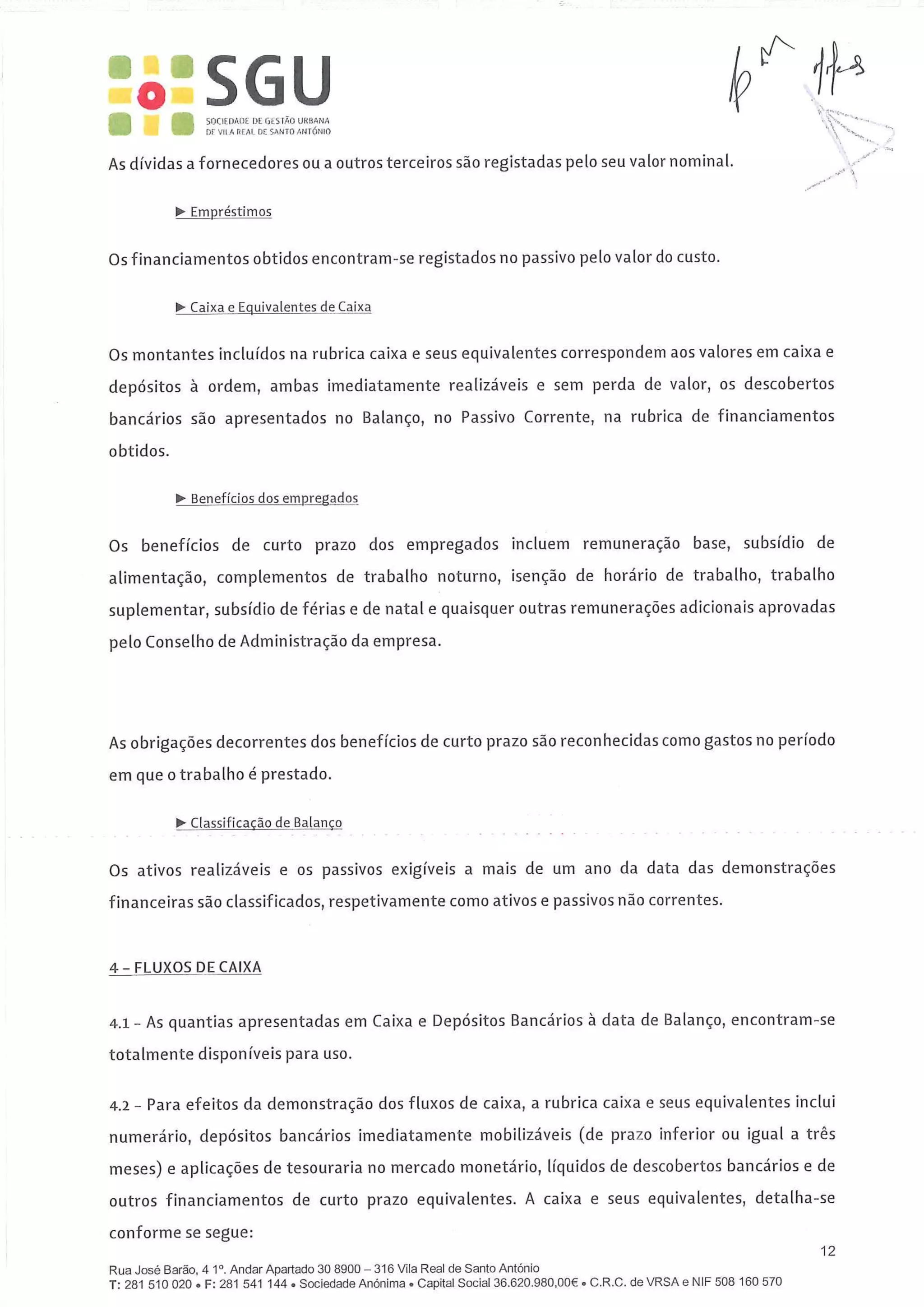 Relatoio contas sgu 2