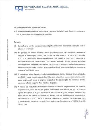 Relatoio contas sgu 2