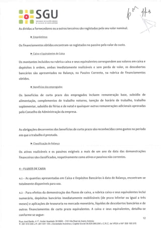 Relatoio contas sgu 2