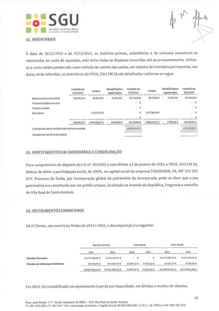 Relatoio contas sgu 2