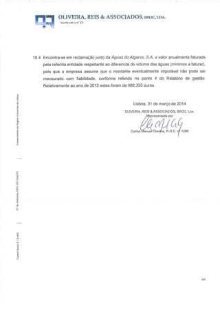 Relatoio contas sgu 2