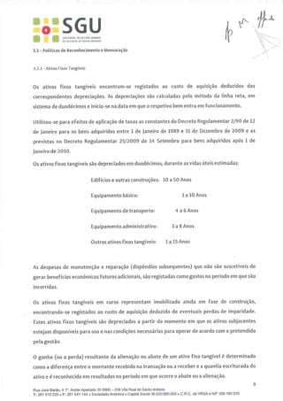 Relatoio contas sgu 2