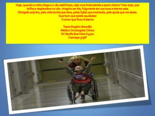 Uma coisaaprendidurante a minhavida, sofrernao e a piorcoisaqueexiste. Desobedecer a Deus e a pior de todas as coisas.Sinceramente,Fernanda Torres/2010fftorres65@hotmail.com