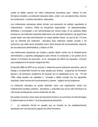 INSTITUCION EDUCATIVA