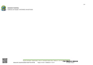 Relatório de Anastasia sobre impeachment