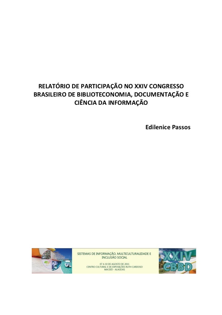 Relatorio ciencia politica
