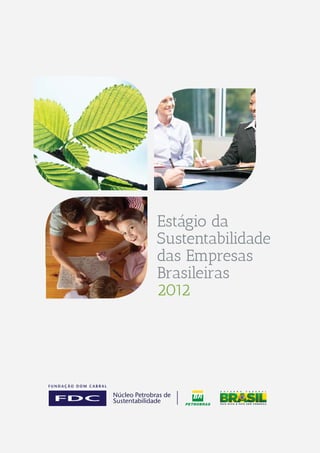 Estágio da
                            Sustentabilidade
                            das Empresas
                            Brasileiras
                            2012




           Núcleo Petrobras de
           Sustentabilidade



Estágio da Sustentabilidade das Empresas Brasileiras . FDC . 2012
                                                                    1
 