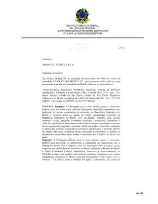 SERVIÇO PÚBLICO FEDERAL
MJ - POLÍCIA FEDERAL
SUPERINTENDÊNCIA REGIONAL NO PARANÁ
GT/LAVA JATO/DRCOR/SR/DPF/PR
40/129
 