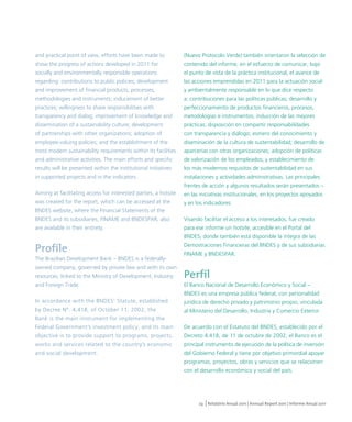 O BNDES na estrutura da União The BNDES within the Federal 
Government structure 
24 Relatório Anual 2011 | Annual Report ...