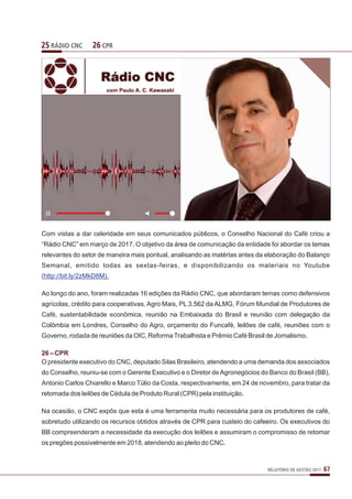 Relatorio anual de gestao 2017