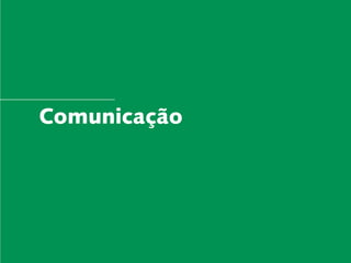Comunicação
                            Carta do Diretor

  Desenvolvimento Local e Áreas Protegidas

Responsabilidade Socioambiental Corporativa

                 Cadeias de Valor Inclusivas

                             Redes e Fóruns

                              Metodologias

             Coordenação de Administração

                   Mobilização de Recursos

              Instituto Peabiru em Números

     Comunicação
                                      Equipe
                   Referências Bibliográficas



68         Relatório anual de atividades
 