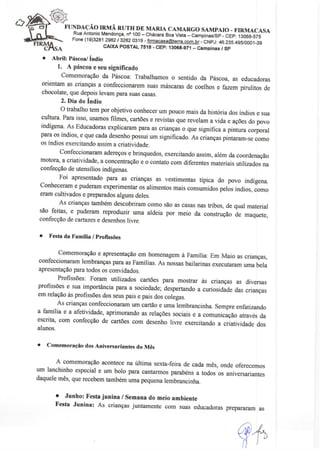 Relatorio atividades 2018