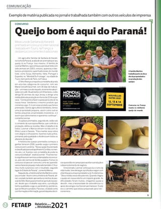 12 Anual
Relatório
Atividades
de 2021
FETAEP
Exemplodematériapublicadanojornaletrabalhadatambémcomoutrosveículosdeimprensa
COMUNICAÇÃO
 