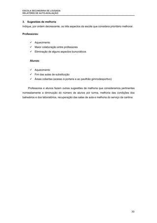 Relatorio  AutoavaliaçAo 2007| 08