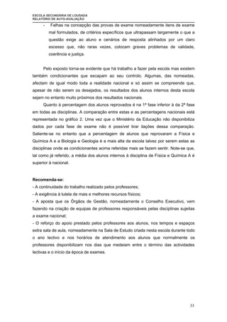 Relatorio  AutoavaliaçAo 2007| 08