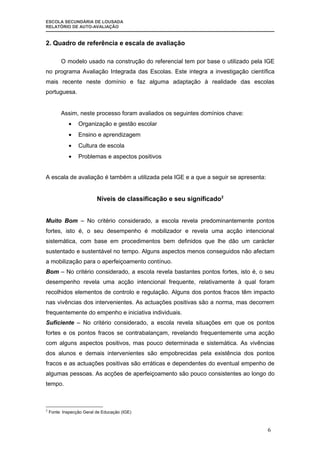 Relatorio  AutoavaliaçAo 2007| 08