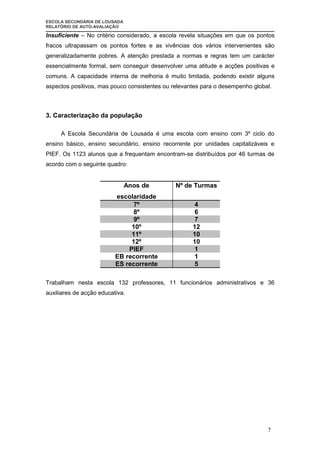 Relatorio  AutoavaliaçAo 2007| 08