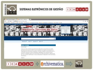 SISTEMAS ELETRÔNICOS DE GESTÃO 
 