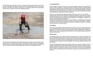 03 - AÇÕES DA ALPB
Em São Joãozinho de Boa Vista, no Cariri, a ‘Caravana’ encontrou Almir Pereira da Costa. Para
garantir a alimentação e não deixar que os peixes morram, ele pega traíras, em um açude onde só      A ALPB realizou nos últimos dois anos, uma série de atividades, para cobrar providências dos
resta lama. Ele revelou que distribui os peixes com os moradores. Segundo Almir, essa situação       governos Federal e Estadual, no sentido de minimizar os efeitos da estiagem. A agenda positiva
tem sido comum na região, uma das mais castigadas pela seca.                                         nesse sentido, instalada na Casa de Epitácio Pessoa, sob a orientação do presidente, o deputado
                                                                                                     Ricardo Marcelo, foi intensificada no ano de 2011 e 2012. Diversas sessões especiais, seminários
                                                                                                     e audiências públicas foram realizadas, para debater o tema, bem como requerimentos e projetos
                                                                                                     de lei aprovados com o objetivo de minimizar o problema.

                                                                                                     Para se ter uma idéia da extensa agenda da ALPB, sobre a Seca, só em 2011, cinco sessões
                                                                                                     especiais, sobre o assunto, foram realizadas, a exemplo da que discutiu, no mês de abril, os efeitos
                                                                                                     da praga Cochonilha do Carmim; praga que vem dizimando a palma forrageira (ouro verde do semi-
                                                                                                     árido) e, consequentemente, prejudicando o rebanho paraibano; e a que debateu, em setembro, os
                                                                                                     problemas do setor agropecuário nordestino.
                                                                                                     Outras sessões especais importantes foram as que discutiram: o endividamento dos pequenos
                                                                                                     agricultores e agropecuaristas do Estado com o Banco do Nordeste do Brasil (BNB); e a situação
                                                                                                     do trabalhador rural do Estado. Os parlamentares defendem o perdão das dividas com o BNB dos
                                                                                                     pequenos agricultores e agropecuaristas.

                                                                                                     Leis editadas

                                                                                                     Entre as leis aprovadas está a de número 9.360, de 01 de junho de 2011, incentivando a agroeco-
                                                                                                     logia, a agricultura orgânica e familiar; a 9559, que institui o dia da Caatinga. Outro Projeto de Lei
                                                                                                     aprovado é o 151/2011, que institui à política estadual de combate a desertificação e mitigação dos
                                                                                                     efeitos da seca. A lei já foi autografada pelo presidente da ALPB: aguarda sanção do governador
                                                                                                     Ricardo Coutinho (PSB).

                                                                                                     Requerimentos

                                                                                                     Os deputados também vêm realizando diversos pronunciamentos na tribuna do Plenário José
                                                                                                     Mariz, apresentando requerimentos para cobrar as autoridades. Só no esforço concentrado, reali-
                                                                                                     zado no último dia 28 de novembro para limpar a pauta, 124 requerimentos aprovados, com mais
                                                                                                     da metade sendo referentes à seca e parlamentares solicitando dos Poderes Executivo Federal
                                                                                                     e Estadual ações de combate aos efeitos da estiagem nos municípios paraibanos assolados pela
Eis algumas das muitas histórias que a ‘Caravana da Seca’ ouviu e pode vivenciar de perto, ao lon-   falta de água.
go dos cerca de 2 mil quilômetros percorridos. Essas histórias mostram um pouco dos problemas
que estão sendo vivenciados pelos paraibanos, que lutam dia a dia para garantir a sobrevivência      Entre as solicitações estão diversos requerimentos, pedindo que o Governo do Estado, através da
dos seus rebanhos, até para conseguir água potável e atender outras necessidades diárias.            secretaria de Infraestrutura, perfure poços artesianos em diversas cidades da região do Cariri, a
                                                                                                     exemplo de Boa Vista, Gurjão, São João do Cariri, Cabaceiras e Juazeirinho. Outros deputados
                                                                                                     também solicitam a construção de cisternas, aumento do número de carros pipas para distribuir
                                                                                                     água e aumento da distribuição de milho e ração para os pequenos produtores alimentarem seus
                                                                                                     rebanhos.
 