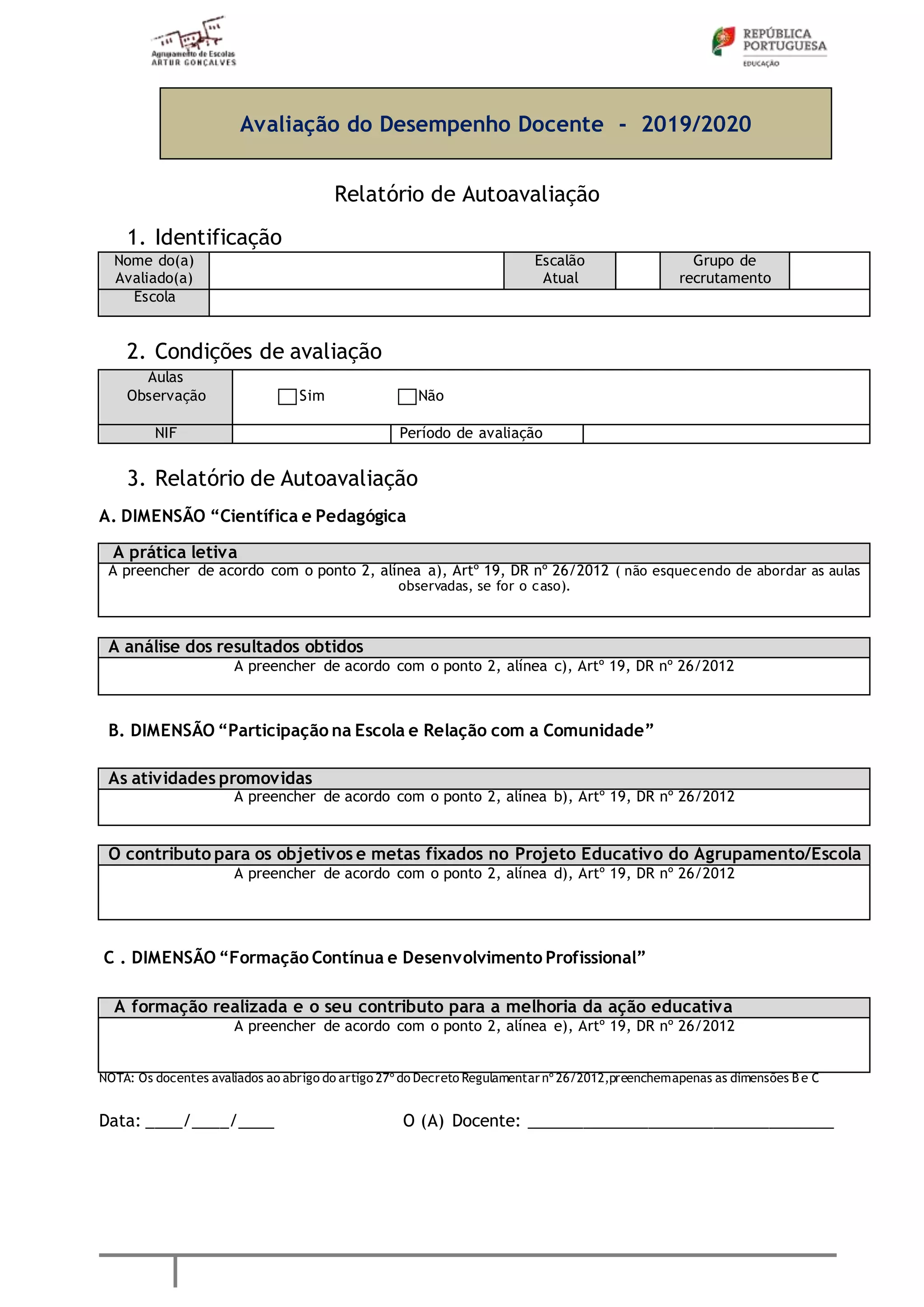 Avalia o Do Desempenho Docente Relat rio De Autoavalia o DOCX avalia-o-do-desempenho-docente-relat-rio-de-autoavalia-o-docx