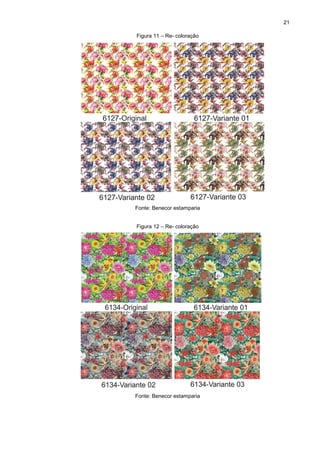 21
Figura 11 – Re- coloração
Fonte: Benecor estamparia
Figura 12 – Re- coloração
Fonte: Benecor estamparia
 