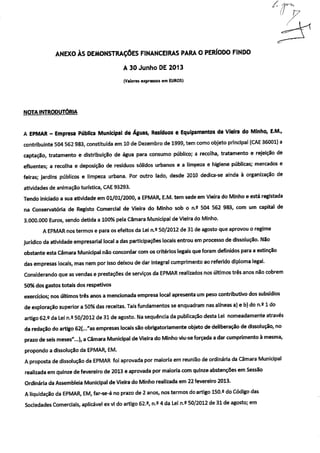 Anexo I - Reunião de Câmara 20/11/2013