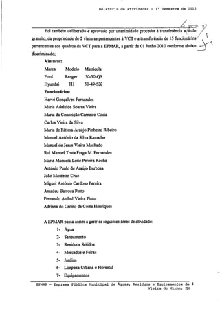 Anexo I - Reunião de Câmara 20/11/2013