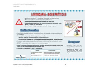 Técnico Superior de Segurança e Higiene no Trabalho (nível VI)
Susana Santos
Avaliação de Riscos de um Centro Social (IPSS) 74
 
