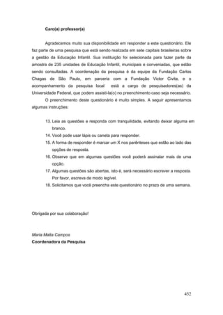 Relatoriofinaleducacaoinfantil