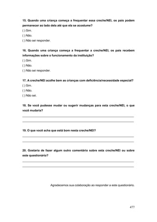 Relatoriofinaleducacaoinfantil