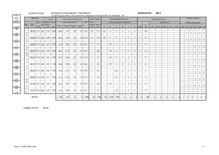 QUANTITATIVOS: SISTEMA DE AFASTAMENTO, TRATAMENTO INTERCEPTOR: IME-3
Prof. E DISPOSIÇAO FINAL DOS ESGOTOS URBANOS DO MUNICÍPIO DE AMPARO - SP
Coletor
(m)
Montante L MET. DN PROF. LARG. TOT. VOL.
- TR. (m) (mm) MED. TUBO REAT. L
Jusante CONS. (m) (m) 2 2-4 4-6 6-8 (m3) (m3) 3 4 5 6 7 8 (m) ASF. BLOC. PARAL. CIM CON. 2,00 3,00 4,00 5,00 6,00 7,00
1,80 7 1 0 0 0 0 0
99,72 VCA 300 2,150 0,85 169,5 12,7 0,0 0,0 182,2 8,0 174,2 429 0 0 0 0 0 T 100 - - - - -
2,20 6 - 1 0 0 0 0
2,20 6
59,24 VCA 300 2,600 0,90 106,6 32,0 0,0 0,0 138,6 4,8 133,9 308 0 0 0 0 0 T 59 - - - - -
2,70 5 - 1 0 0 0 0
2,70 5
58,89 VCA 300 3,09 1,00 117,8 63,9 0,0 0,0 181,7 5 177 - 363 0 0 0 0 T 59 - - - - -
3,17 4 - - 1 0 0 0
3,17 4
82,87 VCA 300 3,59 1,00 165,7 131,3 0,0 0,0 297,1 7 290 - 594 0 0 0 0 T 83 - - - - -
3,70 3A - - 1 0 0 0
3,70 3A
56,87 VCA 300 3,83 1,00 113,7 103,8 0,0 0,0 217,5 5 213 - 435 0 0 0 0 T 57 - - - - -
3,65 3 - - 1 0 0 0
3,65 3
64,78 VCA 300 3,80 1,00 129,6 116,6 0,0 0,0 246,2 5 241 - 492 0 0 0 0 T 65 - - - - -
3,65 2 - - 1 0 0 0
3,65 2
56,62 VCA 300 4,06 1,00 113,2 113,2 3,4 0,0 229,9 5 225 - - 460 0 0 0 T 57 - - - - -
4,17 1 - - - 1 0 0
4,17 1
56,62 VCA 300 4,11 1,00 113,2 113,2 6,2 0,0 232,7 5 228 - - 465 0 0 0 T 57 - - - - -
3,75 1B - - 1 0 0 0
3,75 1B
51,50 VCA 300 3,80 1,00 103,0 92,7 0,0 0,0 195,7 4 192 - 391 0 0 0 0 T 52 - - - - -
3,55 0 - - 1 0 0 0
3,55 0
15,14 VCA 300 4,28 1,00 30,3 30,3 4,2 0,0 64,7 1 64 - - 129 0 0 0 T 15 - - - - -
4,70 2
1 163 810 14 0 1 986 48 1 938 737 2 276 1 055 0 0 0 0 602 0 0 0 0 0 1 2 6 1 0 0
Tubagem DN 300 602,25
POÇOS VISITA
PROFUNDIDADE
VALA VOL. ESCAVAÇÃO (m3)
FAIXAS PROFUND.
REATERRO
602,25
TRECHO
PAVIMENTAÇÃO
TIPO
FAIXA DE PROFUNDIDADE ÁREAS (m2)
ESCORAMENTO (m2)
Anexo IV / QUANT-IME-3 (real) 1 / 1
 