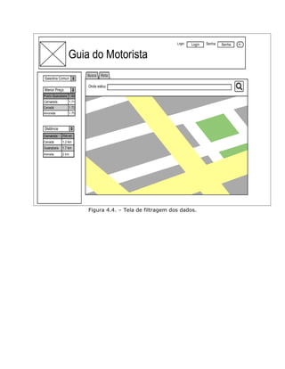 Figura 4.4. – Tela de filtragem dos dados.
 