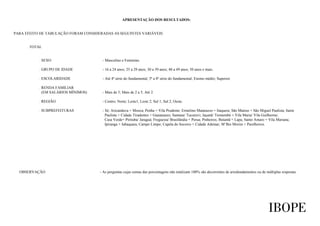 Relatorio Pesquisa Integral