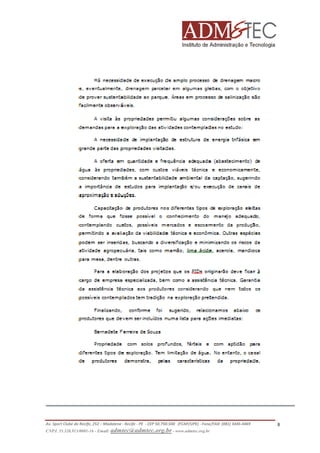 Av. Sport Clube do Recife, 252 – Madalena - Recife - PE - CEP 50.750-500 (FCAP/UPE) - Fone/FAX: (081) 3445-4469
CNPJ. 35.328.913/0001-16 - Email: admtec@admtec.org.br - www.admtec.org.br

8

 