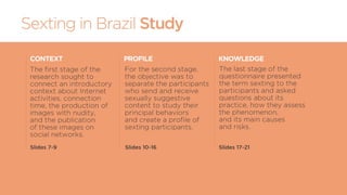 SEXTING IN BRAZIL - AN UNKNOWN THREAT