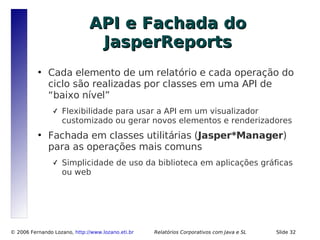 Relatórios Corporativos com Java e Software Livre