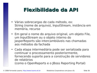 Relatórios Corporativos com Java e Software Livre