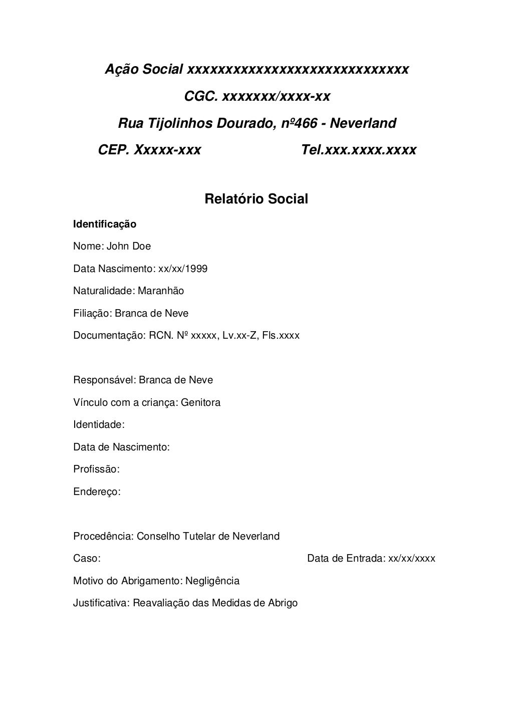 Relatorio De Serviço Social Pronto - BRAINCP