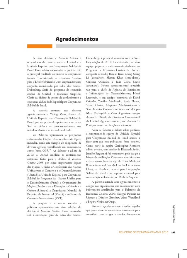 Relatorio economia