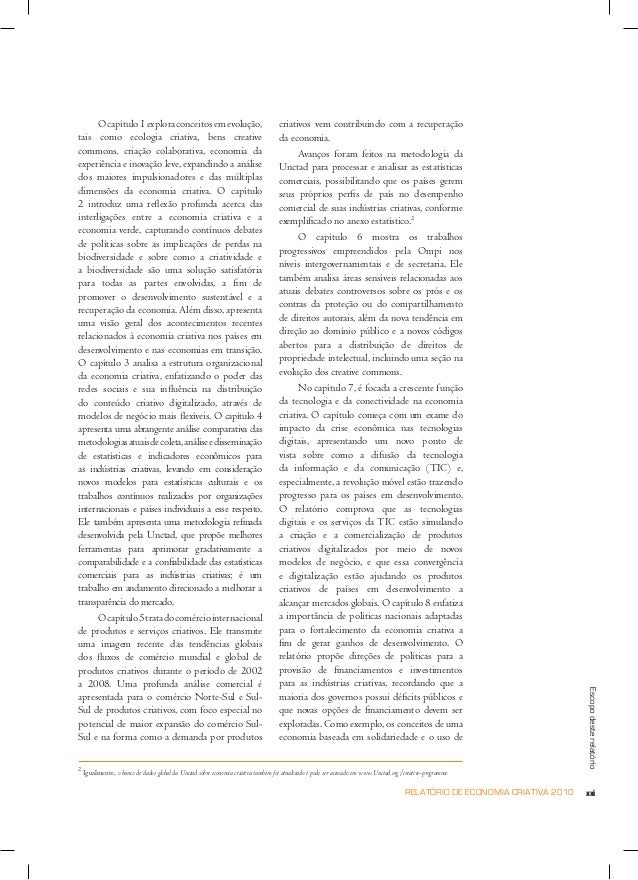 Relatorio economia