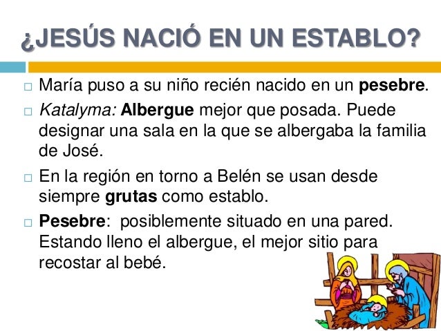 El Nacimiento De Jesús