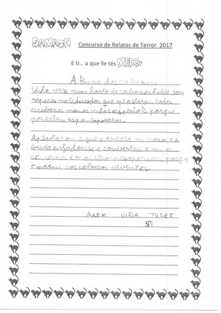 Relatos terror samaín