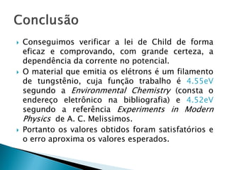 Efeito terminônico em tubo