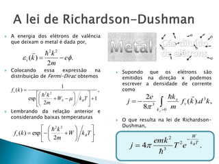 Efeito terminônico em tubo