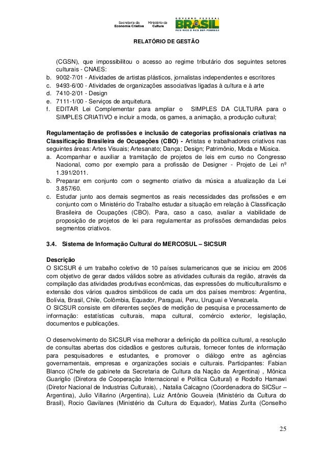 Relatorio economia