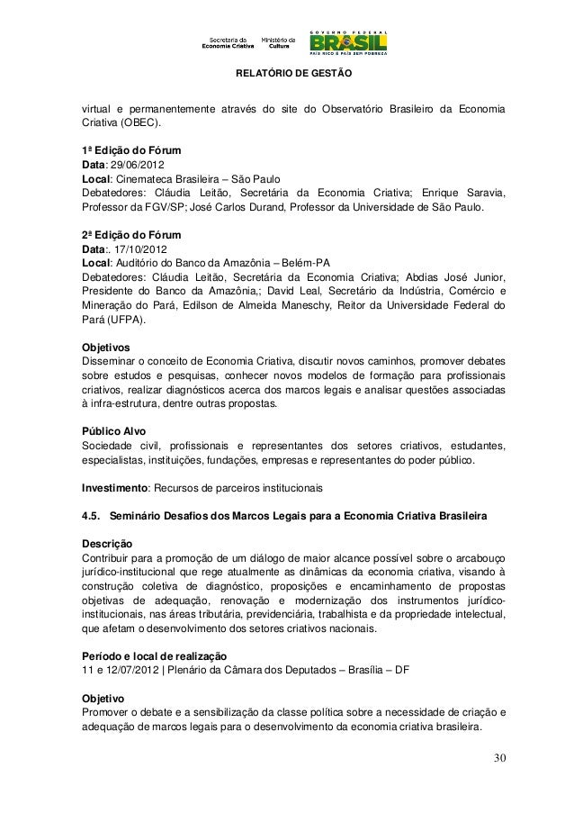 Relatorio economia